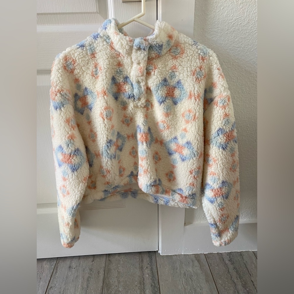 PacSun Simone Sherpa Henley Sweatshirt